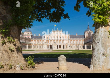 Aranjuez, Comunidad de Madrid, Spanien. Der königliche Palast. Stockfoto