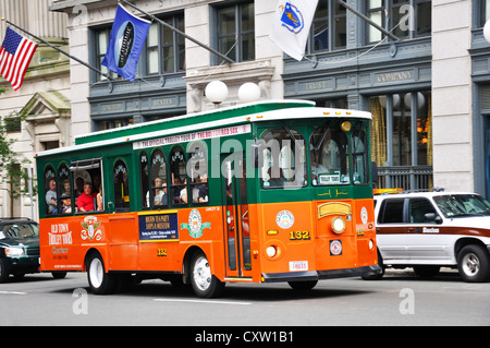Sightseeing Tour-Bus, Boston, Massachusetts, USA Stockfoto