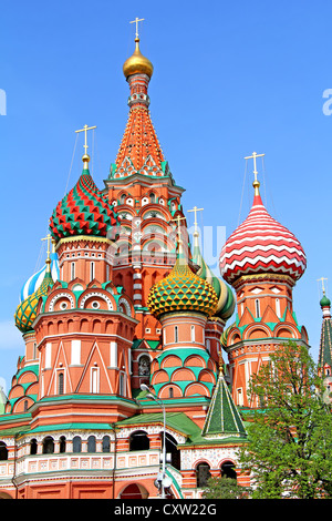 Basilius Kathedrale in Moskau, Russland Stockfoto