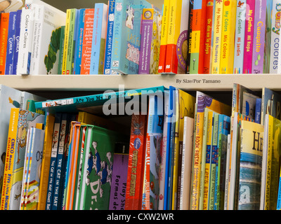 Bereich für Kinder Buch, Buchhändler, NYC Stockfoto