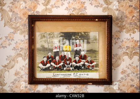 Rück. Der Verkauf des historischen Gasthauses Sonne in Leintwardine, Herefordshire, die nach dem Tod des Inhabers Florenz Lane im Juni 2009 Stockfoto