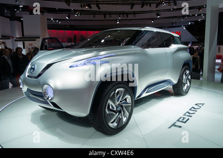 Nissan-Terra-Brennstoffzelle angetrieben Concept Car auf der Paris Motor Show 2012 Stockfoto
