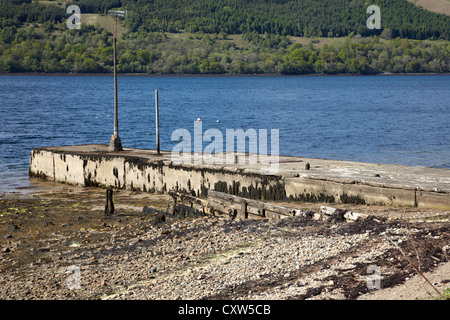 Nord-West über Loch Fyne vom Bootssteg am St. Catherines. Argyll, Schottland Stockfoto