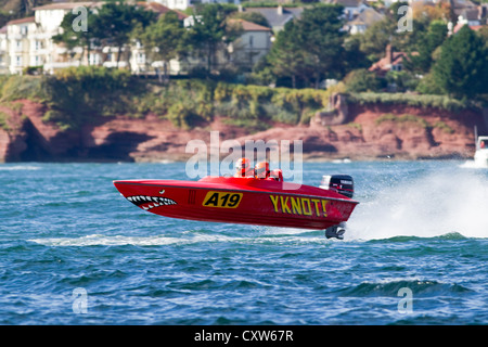 OCR-Klasse Powerboat Racing in Torquay, England, UK Stockfoto