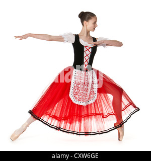 Teenager Ballerina im italienischen Stil romantische tutu Stockfoto