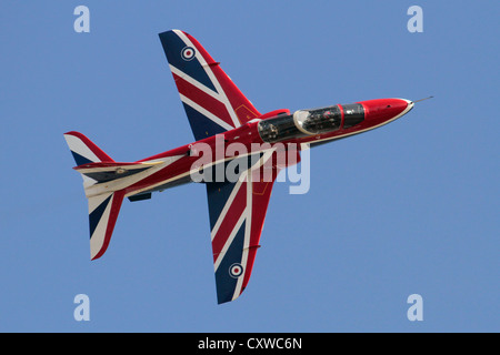 Royal Air Force BAE Hawk T1 Militärjettrainer in speziellen Displayfarben Stockfoto