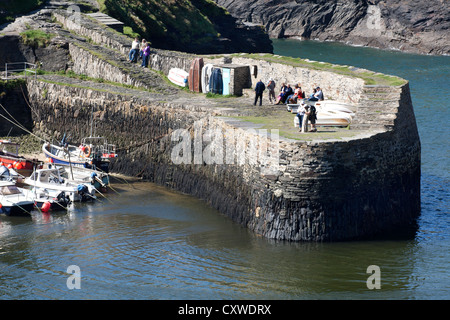 Boscastle, ein Fischerdorf an der Nordküste von Cornwall, England, Großbritannien Stockfoto