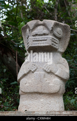 Bosque de Las Estatuas, San Agustin, Archäologische Stätte, Kolumbien Stockfoto