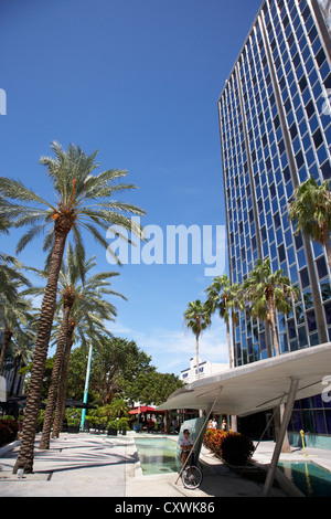 Lincoln Road street Einkaufsviertel South Beach Miami south beach Florida Usa Stockfoto