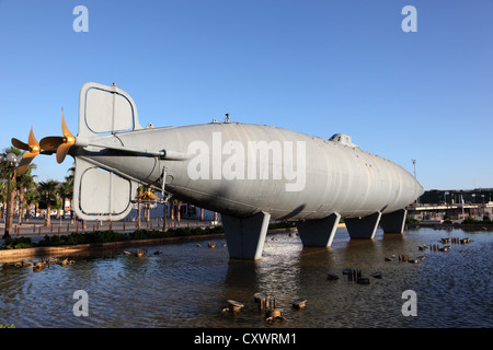 Das Peral u-Boot in der Stadt von Cartagena, Spanien Stockfoto