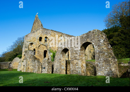 Die Reste der Battle Abbey in Sussex. Stockfoto