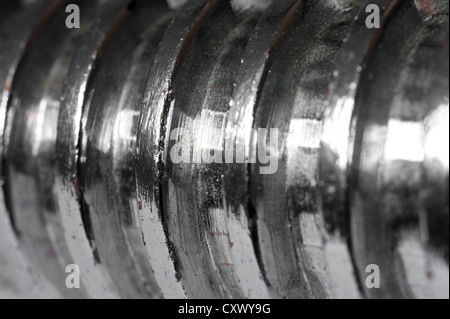 Eine verstellbare Hantel-bar Stockfoto