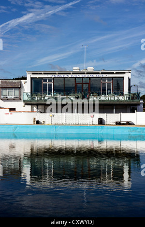 Lymington Open Air Meer Wasserbädern, Hampshire, England, UK. Europa Stockfoto