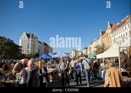 Samstag Flohmarkt Teil ruhiges, Wien, Österreich Stockfoto