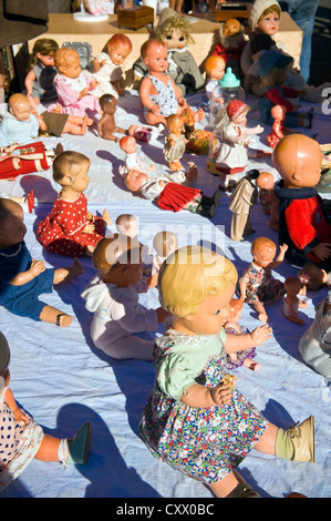 Samstag Flohmarkt Teil ruhiges, Wien, Österreich Stockfoto