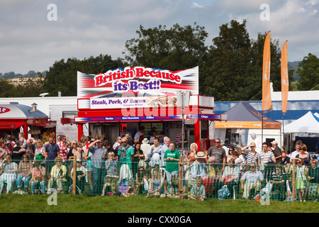 Agrarmesse - Menschen in der Mitte Somerset zeigen, Shepton Mallet, UK Stockfoto