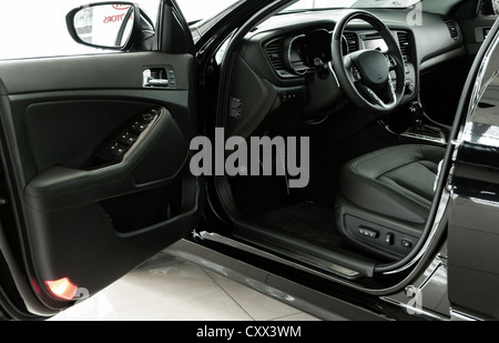 Neue Auto-Innenausstattung Stockfoto