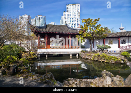 Ansicht von Dr. Sun Yat-Sen Classical Chinese Garden, Vancouver, Britisch-Kolumbien, Kanada Stockfoto