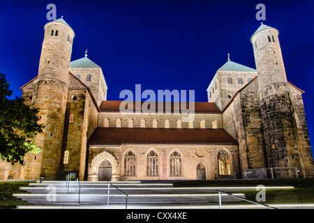 St. Michael Kirche, ein UNESCO-Weltkulturerbe in Hildesheim, Deutschland Stockfoto