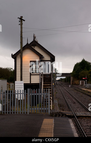 Bahnhof in Moreton-in-Marsh, England. Stockfoto