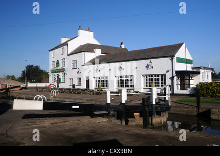 Das Waterside Inn, am Grand Union Canal bei Mountsorrel, Leicestershire, England Stockfoto