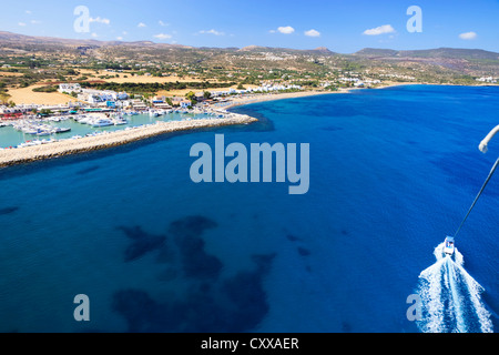 Luftaufnahme von Latchi Marina, Bereich Paphos, Zypern Stockfoto