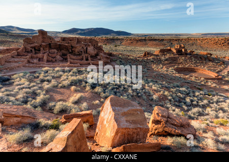 Wupatki Nationalmonument in Arizona Stockfoto