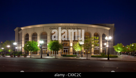Das Gallo Center for the Arts, Modesto, Kalifornien. Stockfoto
