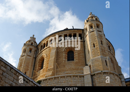 Hagia Maria Sion Abtei, auch bekannt als Abtei von Dormition der Jungfrau Maria, der Berg Zion, Jerusalem, Israel, Nahost Stockfoto