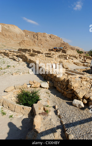 Ausgrabungen, Ruinen von Qumran, Westjordanland, Israel, Naher Osten Stockfoto