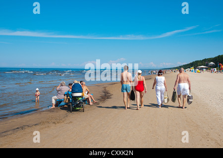 Strand in Jurmala Beach Resort in der Nähe von Riga Lettland Europa Stockfoto