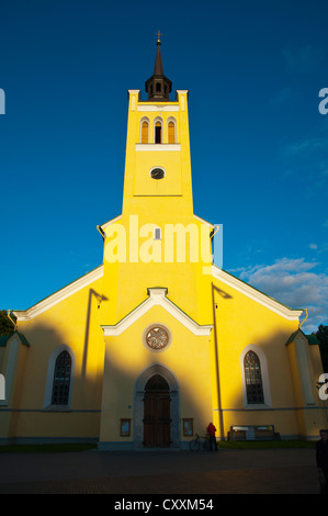 Jaani Kirik der St. Johannes Kirche (1867) Vabaduse Väljak die Unabhängigkeit Quadrat Mitteleuropa Tallinn Estland Stockfoto