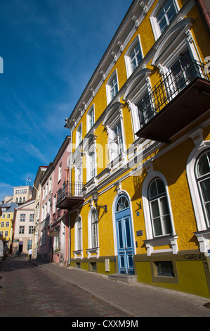 Niguliste Straße Vanalinn Altstadt Tallinn Estland Europa Stockfoto