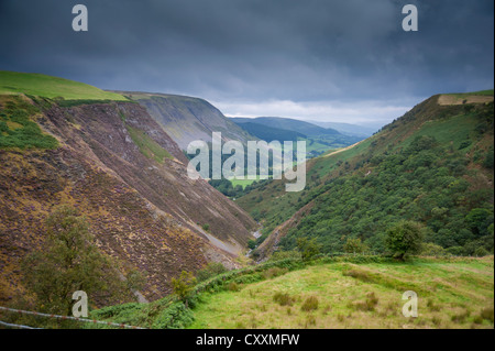 Die Dylife-Schlucht und Afon Twymyn, Powys Mitte Wales.  SCO 8682 Stockfoto