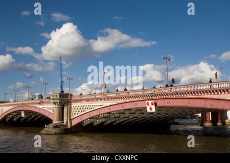 Blackfriars Bridge, Themse, London, England, Vereinigtes Königreich, Europa, PublicGround Stockfoto