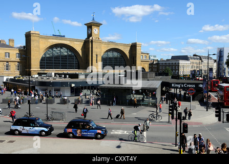 Kings Cross Railway Station, Camden, London, Großbritannien, UK Stockfoto