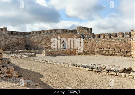 Castillo de Santa Catalina, einer gotischen Burg in Jaén, Provinz Jaén, Andalusien, Spanien, Europa Stockfoto