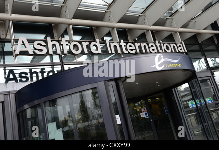 Ashford International Rail Terminal, Bahnhof Ashford International, Kent, England, UK Stockfoto