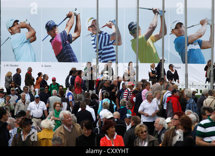 Zuschauer bei den BMW International Open 2012, Köln, Pulheim, Gut Lärchenhof Golfplatz, Deutschland. Stockfoto