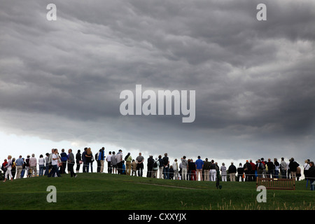 Zuschauer bei den BMW International Open 2012, Köln, Pulheim, Gut Lärchenhof Golfplatz, Deutschland. Stockfoto