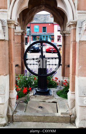 Market Cross am Markt Hill Woodbridge Suffolk England Stockfoto