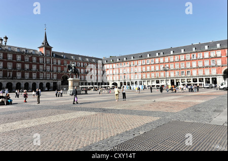 Plaza Mayor entfernt, Madrid, Spanien, Europa Stockfoto