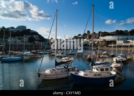 Torquay Inner Harbour Stockfoto