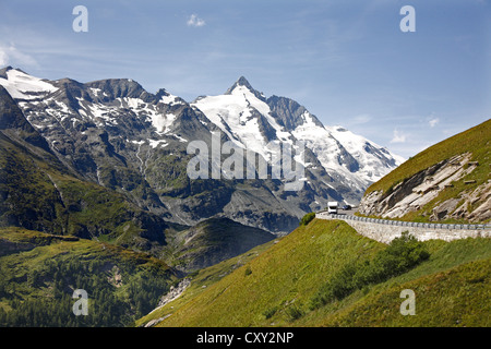 Großglockner-Hochalpenstraße, Grossglockner Mountain, Berge, Österreich, Europa Stockfoto