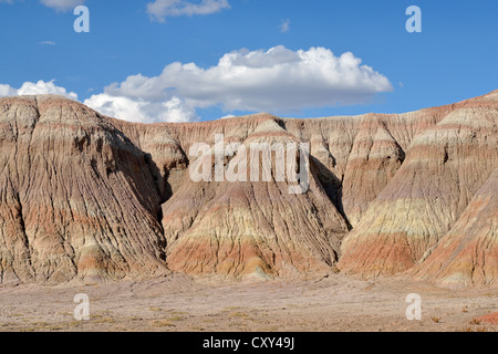 Sandstein Hügel, staatliche Straße 135 in der Nähe von Sand zu zeichnen, Wyoming, USA Stockfoto