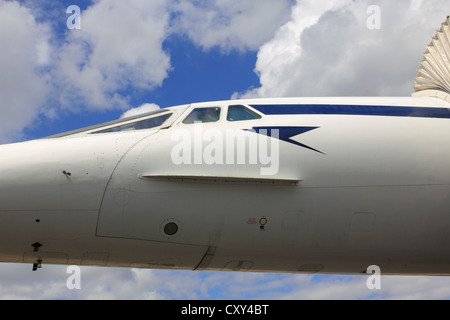 Concord im Brooklands Museum, Weybridge Surrey England UK Stockfoto