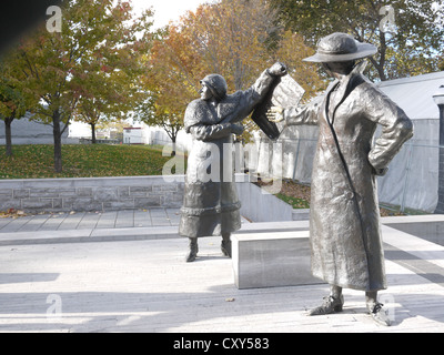 Fünf Frauen Statuen Parlament-Hügel-Ottawa Stockfoto