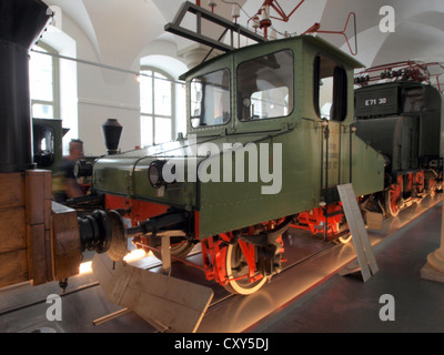 1899 Siemens & Halske Lokomotive Fabriknummer 303 Stockfoto