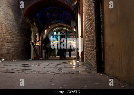 Eingang zum Borough Market, London, UK Stockfoto