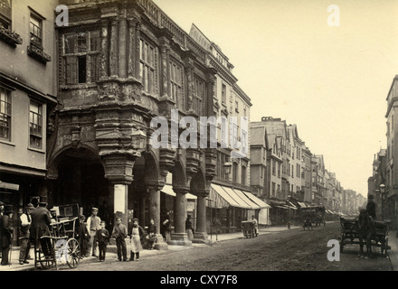 Guildhall, High Street, Exeter, Devon, England, ca. 1865, von Francis Bedford Stockfoto